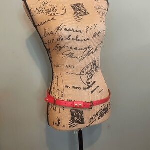 Kensie Studded Belt With Gold Buckle‎